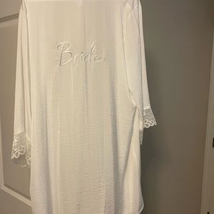 Bridal getting ready robe (L/ 12-14)